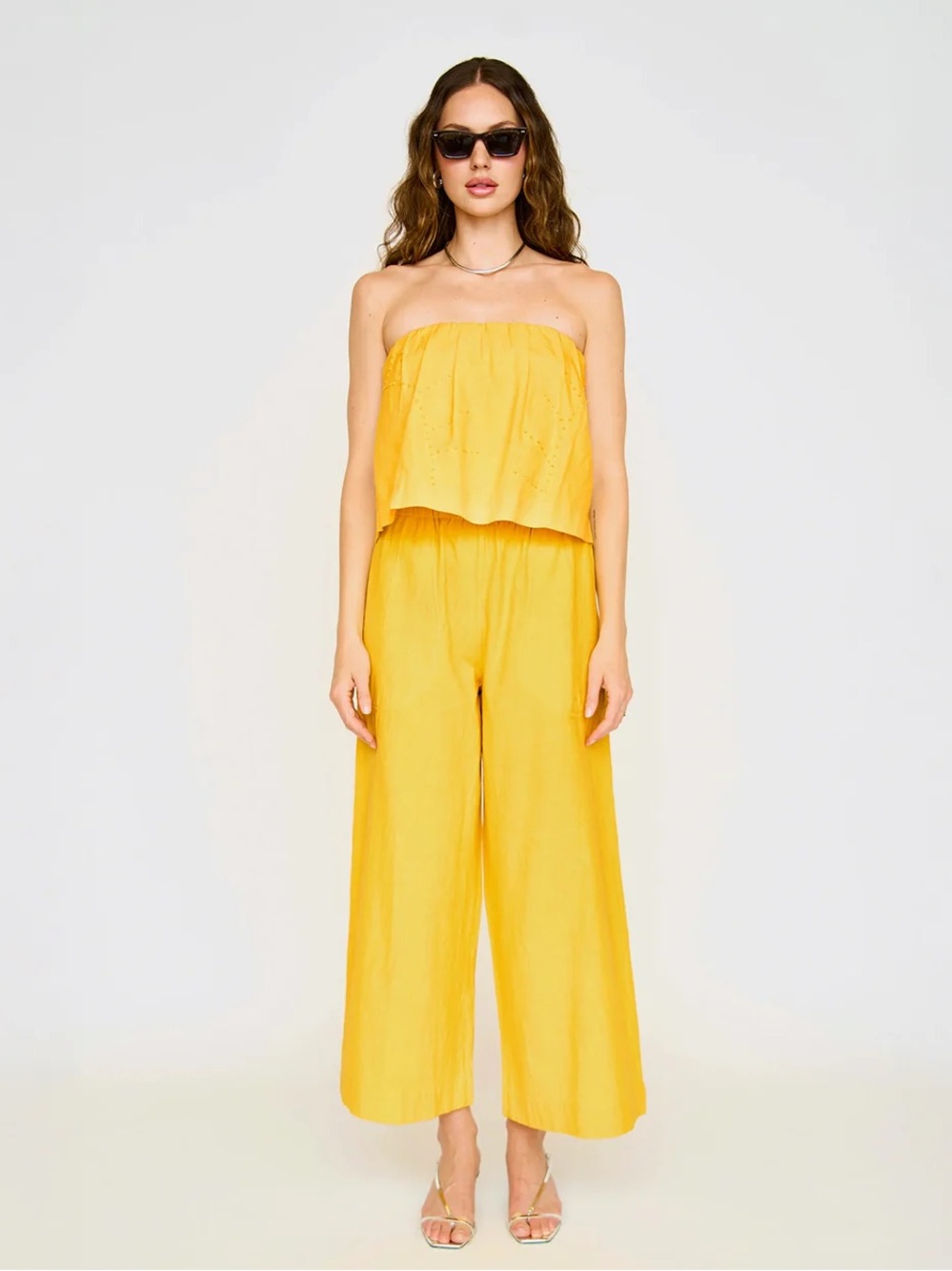 Mirth Canary Maui Top & Pant Set, NWOT - Size Small